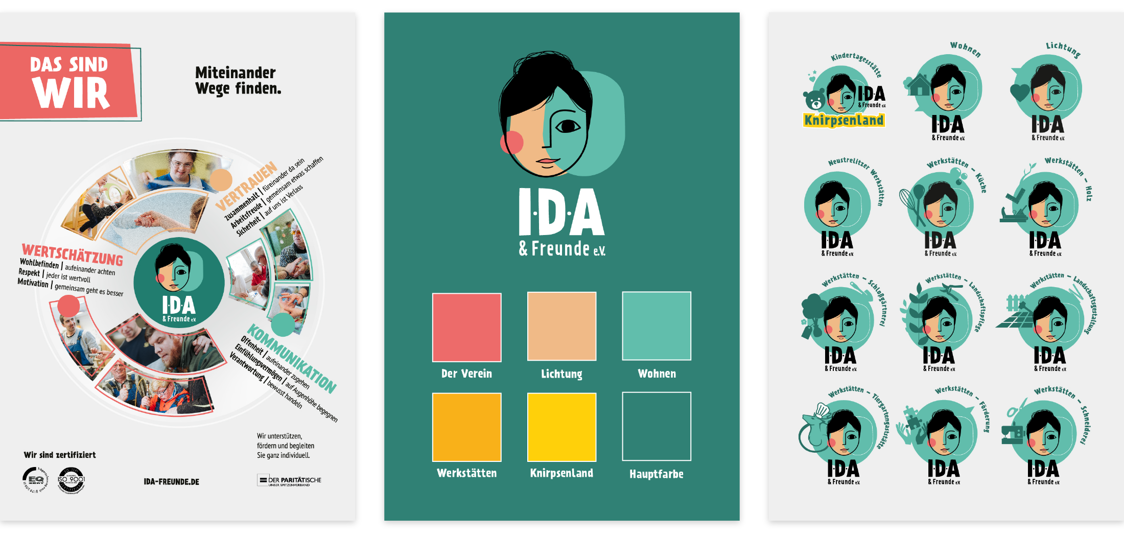 Corporate Design Ida und Freunde