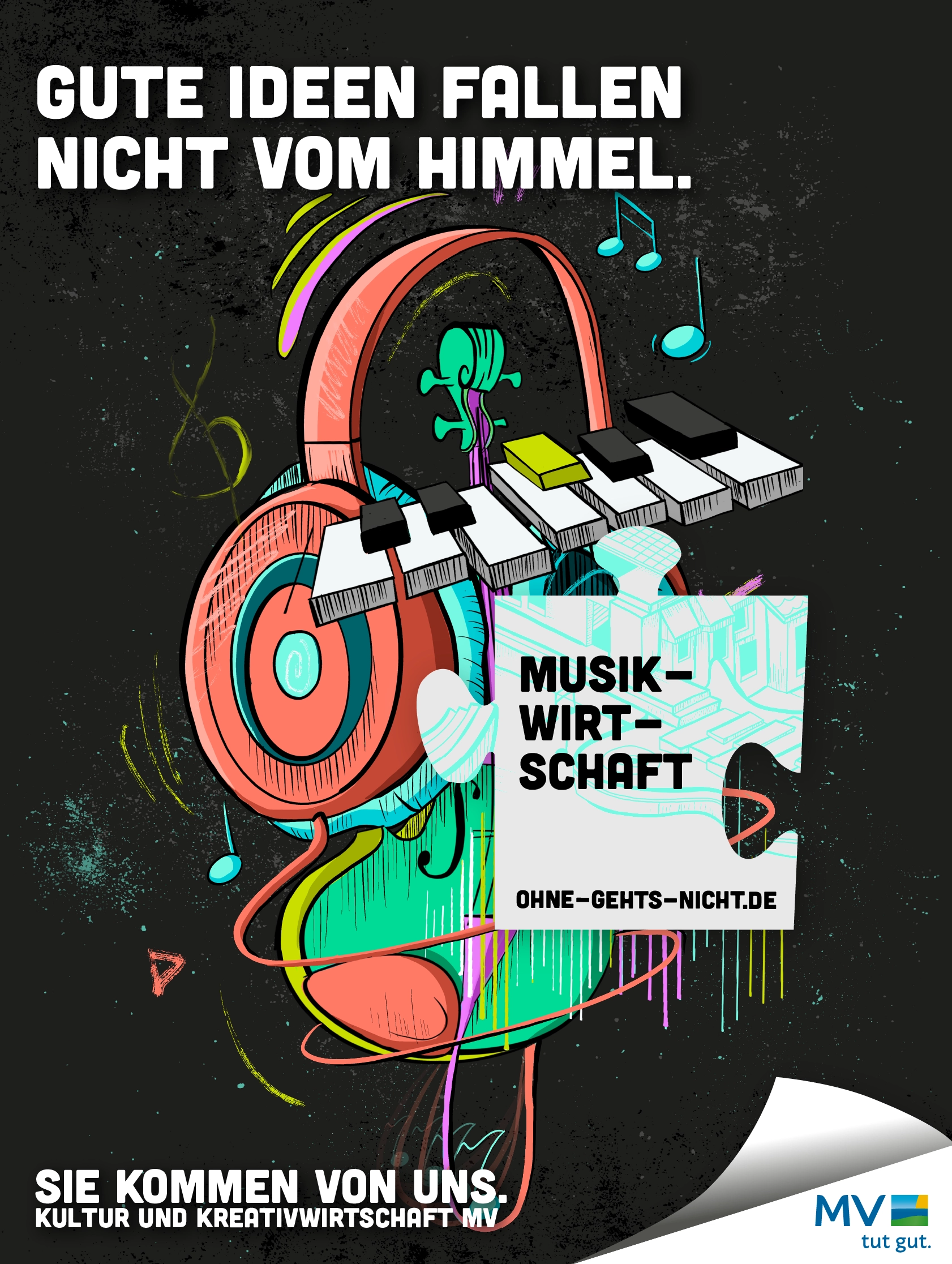 KKW neu Plakate Musikwirtschaft